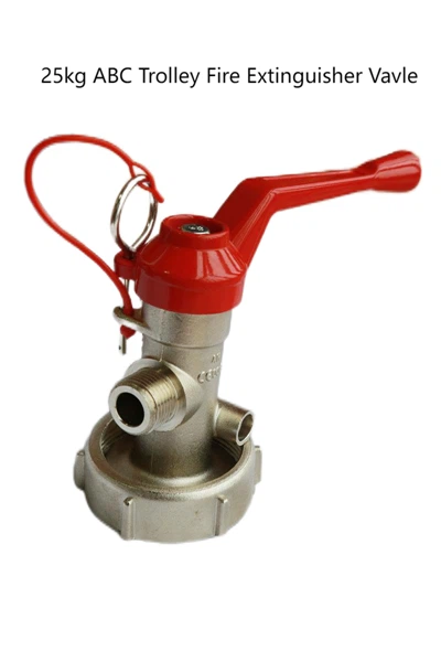 25 кг ABC Trolley Fire Atinguisher Vavle
