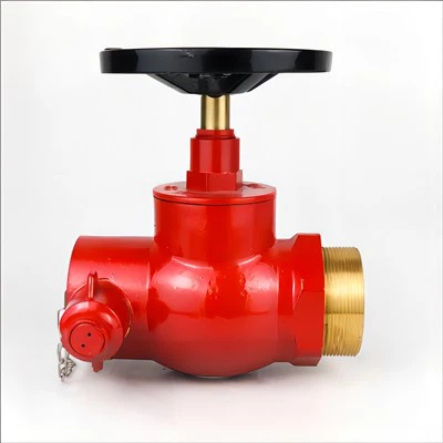 Клапан за кацане на пожарен хидрант с права шарка